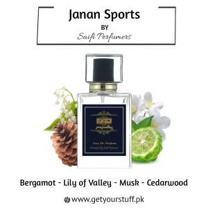 Janan Sports Perfume By Saifi Perfumers – Long-Lasting Fragrance for Men with a Bold, Energetic Fragrance