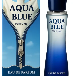 clear the text Aqua Blue Perfume for Women