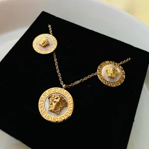 Versace Pendant Set White