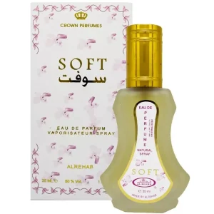 Soft Eau De Perfume by Al Rehab 35ML Natural Spray Long Lasting Fragrance