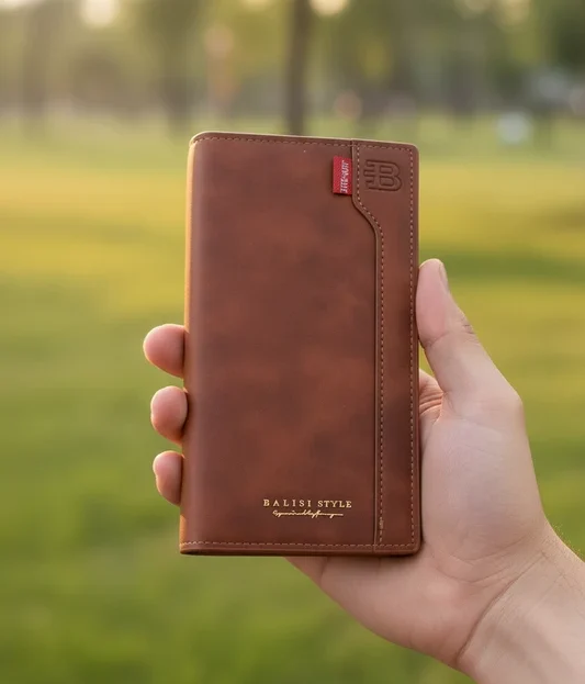 Balisi Brown Leather Wallet for Men – Stylish & Premium Men's Wallet