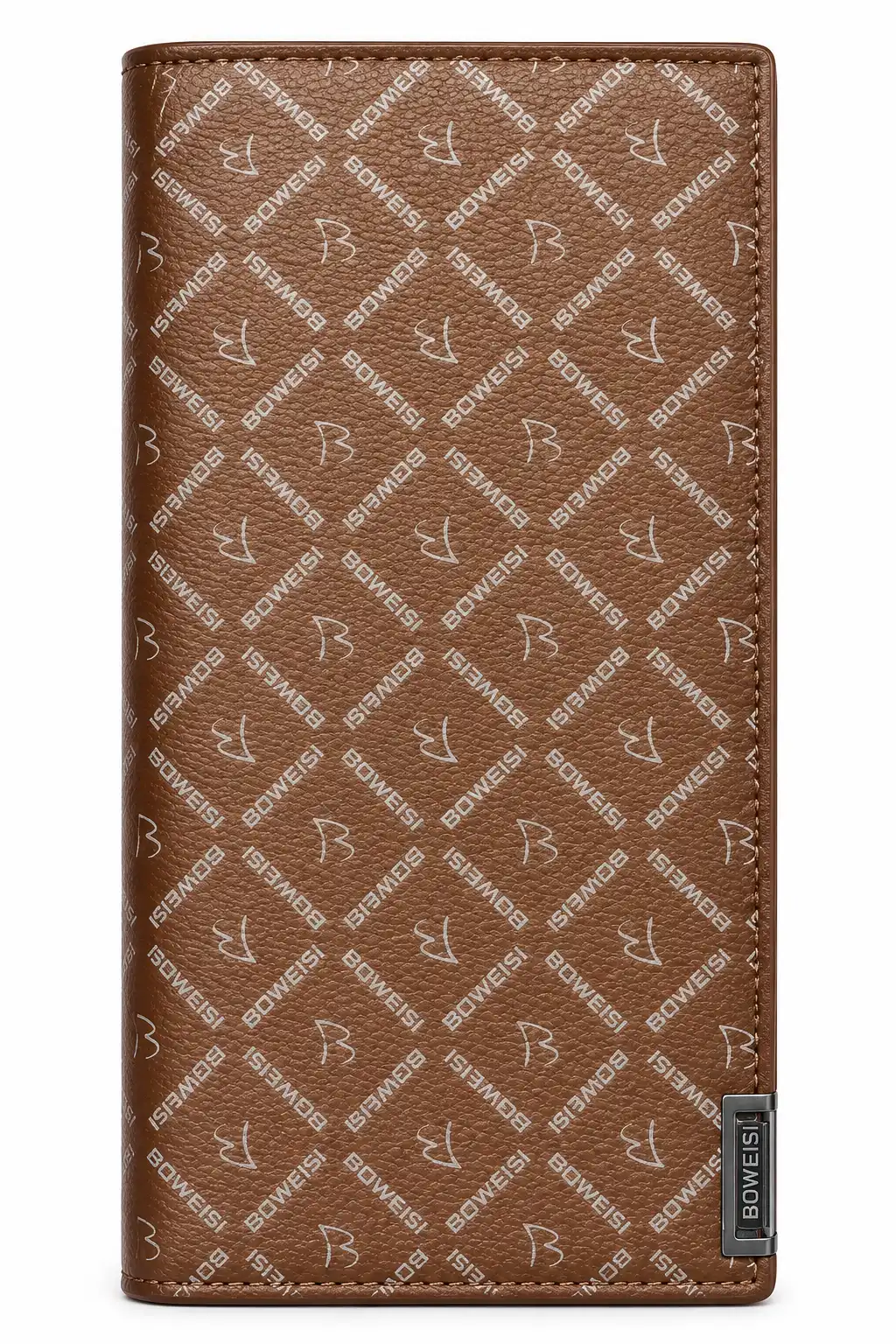 Boweisi Long Leather Wallet for Men – Stylish & Spacious Men's Wallet