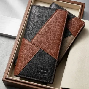 HORSE Kaihua Long Leather Wallet for Men – Stylish & Premium Wallet