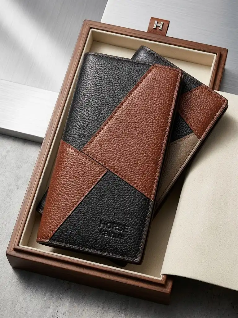HORSE Kaihua Long Leather Wallet for Men – Stylish & Premium Wallet