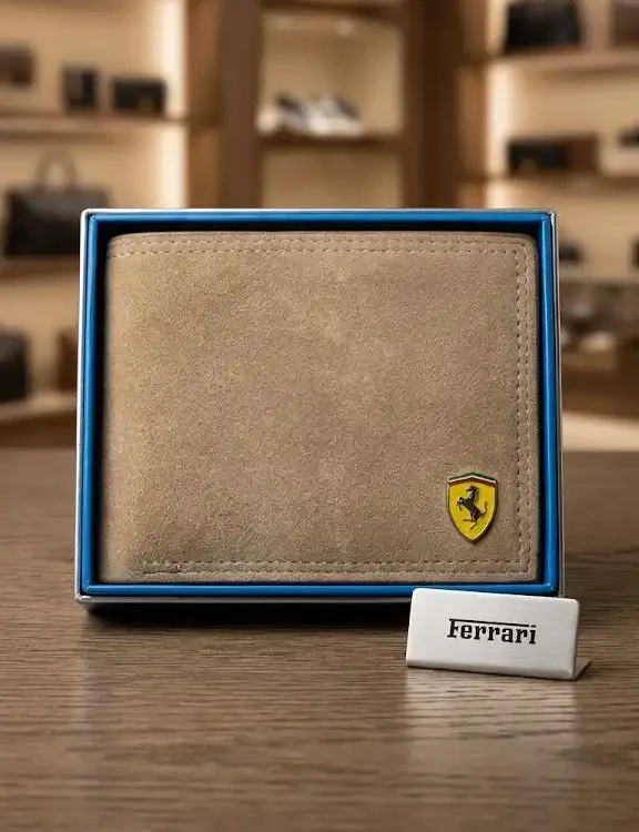 Luxury Suede Leather Men's Wallet – Premium & Stylish Bifold Wallet