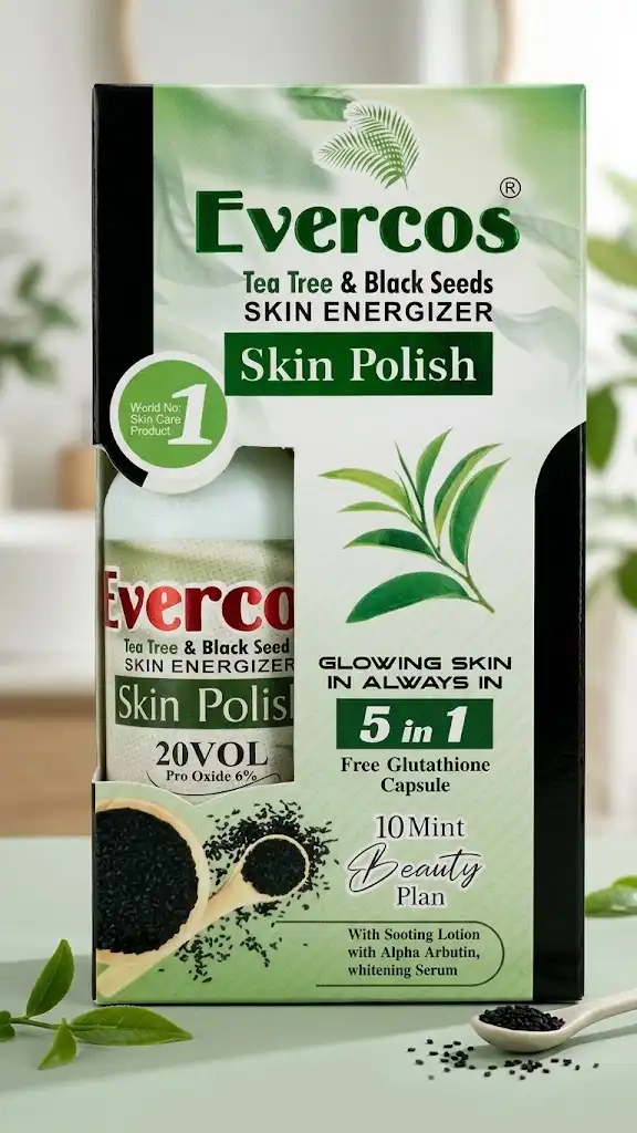 Evercos Tea Tree & Black Seeds Skin Energizer Skin Polish